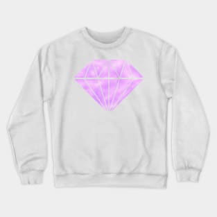 Pastel Purple Diamond Crewneck Sweatshirt